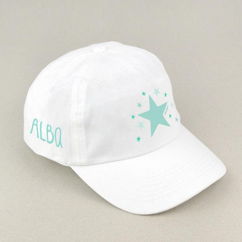 Gorra Junior Personalizada Estrella Menta Mi Pipo - Nanetes #